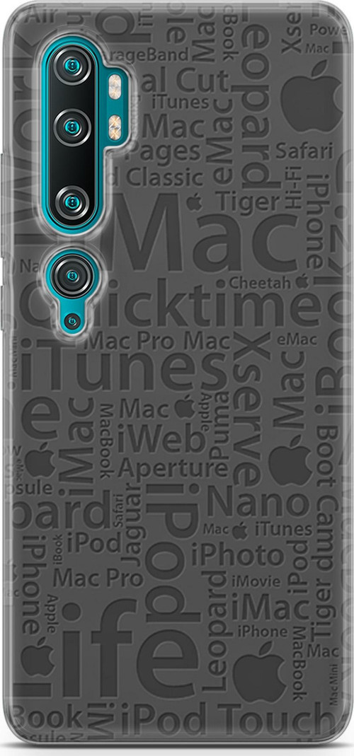 Xiaomi Mi Note 10 Kılıf Orijinal Seri Typo 28 İmac İweb İlife İz Bırakmayan Kılıf