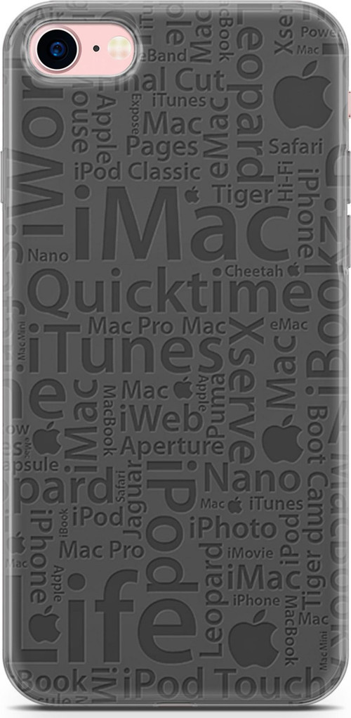 Apple İphone 7 - 8 Kılıf Orijinal Seri Typo 28 İmac İweb İlife İz Bırakmayan Kılıf