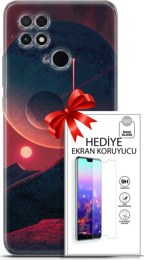 Xiaomi Poco C40 Kılıf Orijinal Seri Neo 19 Iron Man Tam Koruma Kılıf + Ekran Koruyucu