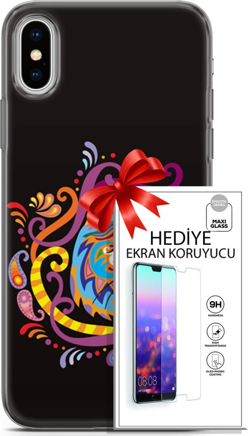 Apple İphone X - Xs Kılıf Orijinal Seri Scotish-British 02 Yerel Kedi Kapak Ve Ekran Koruyucu