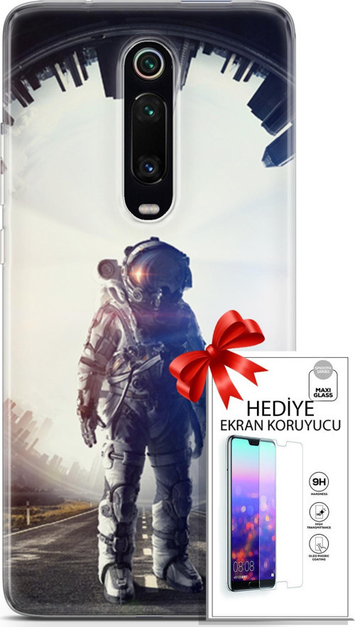 Xiaomi Mi 9T Pro Kılıf Orijinal Seri Algorand 22 Astro Kap + Ekran Koruyucu