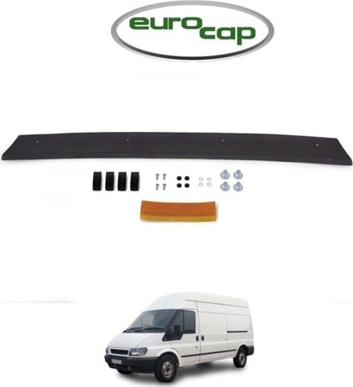 Ford Transit Ön Kaput Koruma Rüzgarlığı 3Mm Akrilik (Abs) Parlak Siyah Deflektör 2002-2006