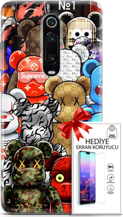 Xiaomi Mi 9T Pro Kılıf Orijinal Seri Bounce 13 Louisa Burke Case Kapak Ekran Koruyucu