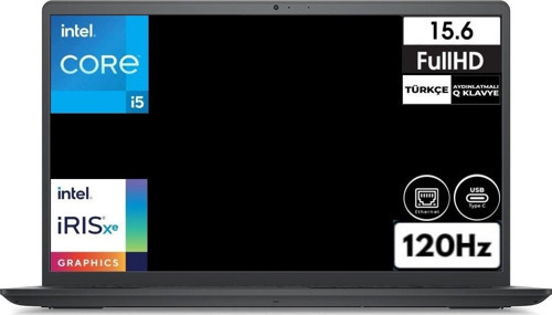 Vostro 3530 N3409PVNB3530U Intel Corei5-1334U 16GB 512GB SSD 15.6" FHD Ubuntu Tasinabilir Bilgisayar