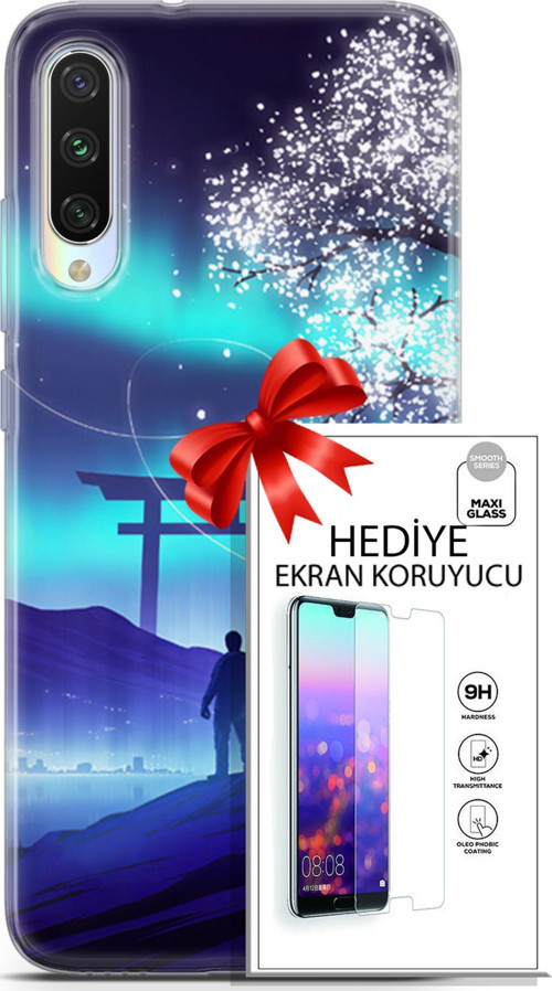 Xiaomi Mi A3 Kılıf Orijinal Seri Neo 26 Spider Girls Soft Kapak + Ekran Koruyucu