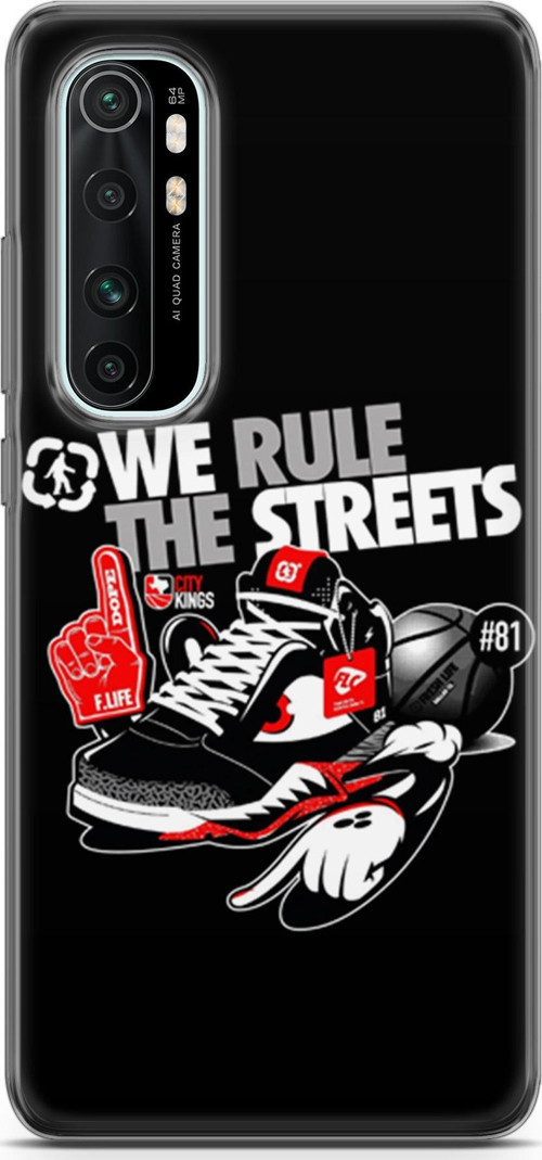 Xiaomi Mi Note 10 Lite Kılıf Orijinal Seri Typo 25 We Rule The Streets Soyulmayan Kılıf