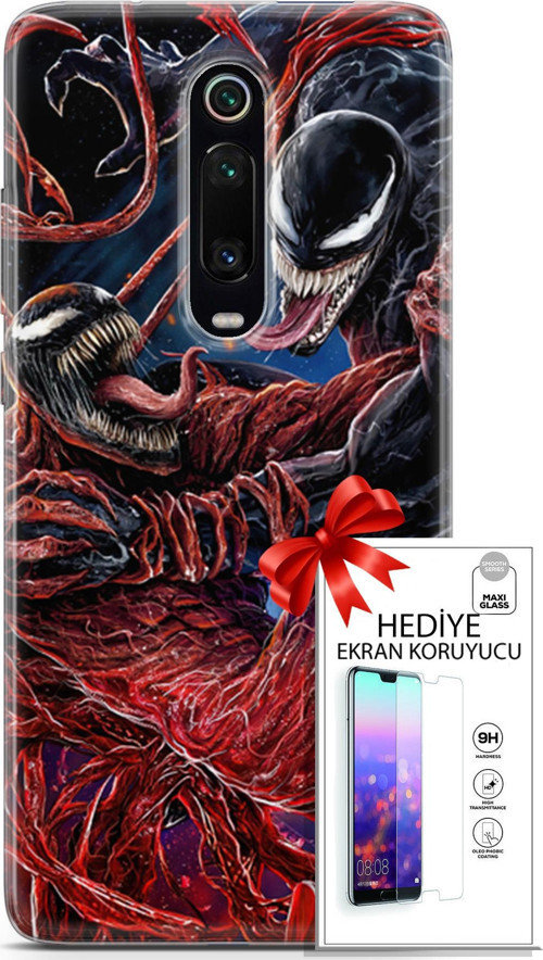 Xiaomi Mi 9T Pro Kılıf Orijinal Seri Cardano 22 Monsters Kap + Ekran Koruyucu