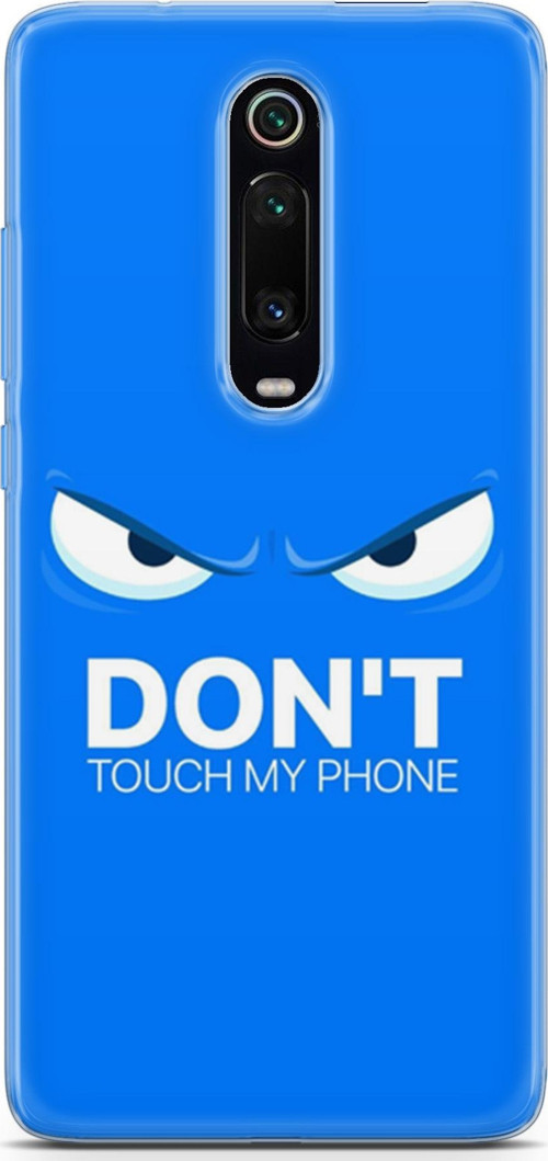 Xiaomi Mi 9T Pro Kılıf Orijinal Seri Typo 19 Don'T Touch My Phone Tam Koruma Kılıf