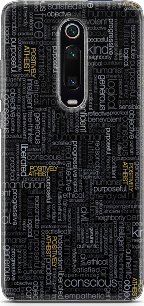 Xiaomi Mi 9T Pro Kılıf Orijinal Seri Typo 26 Confident Soft Kapak