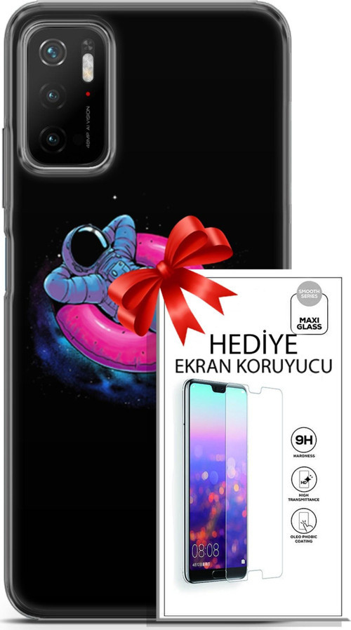 Xiaomi Poco M3 Pro 5G Kılıf Orijinal Seri Neo 09 Darkseid Uv Kılıf Ve Ekran Koruyucu