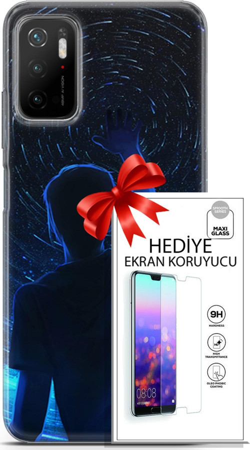 Xiaomi Poco M3 Pro 5G Kılıf Orijinal Seri Neo 14 Batman The Joker Cover Kılıf + Ön Ekran Koruyucu