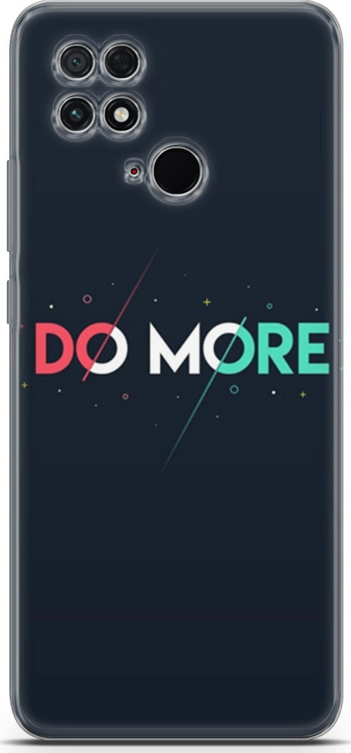 Xiaomi Poco C40 Kılıf Orijinal Seri Typo 12 Do More Tasarım Kılıf