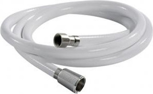 Duş hortumu Beyaz PVC. 1/2" - 3/8" 4 Metre