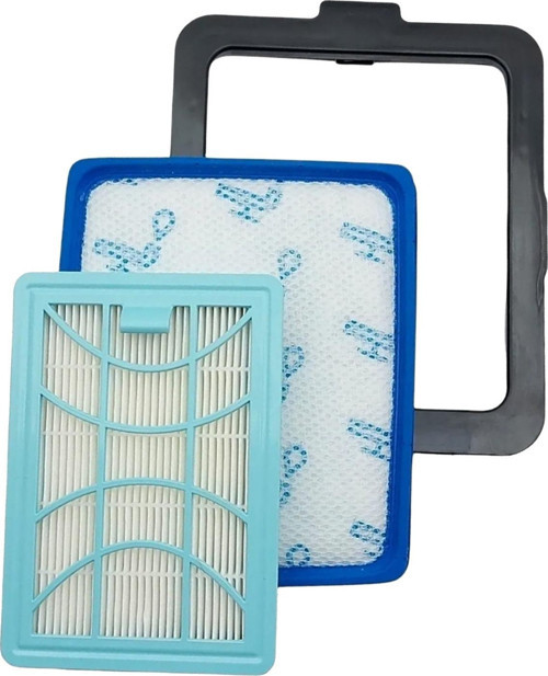 Philips FC 9749/07 Uyumlu Süpürge Hepa / Sünger Filtre / Çerçeve Seti 3'lü Set