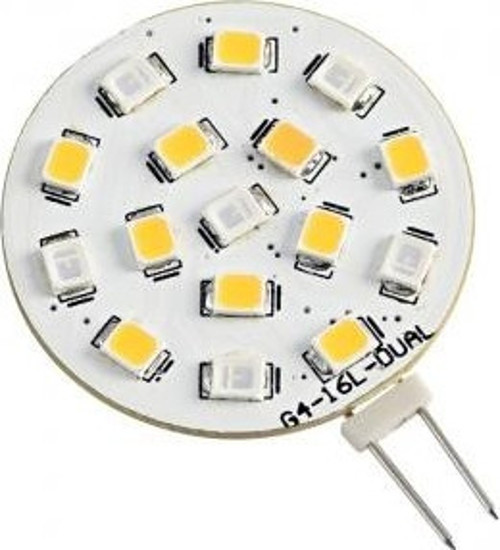 Çift renkli led ampul G4 Soket Beyaz/Mavi 12V