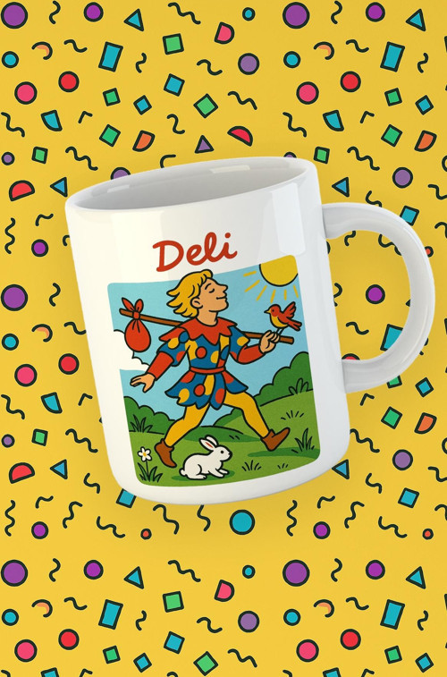 Kartura Koleksiyonu – Tarot Deli Kartı Özel Tasarım Kupa Bardak