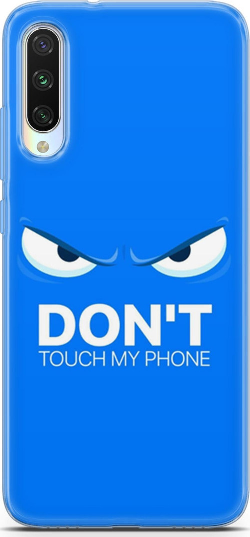 Xiaomi Mi A3 Kılıf Orijinal Seri Typo 19 Don'T Touch My Phone Tam Koruma Kılıf