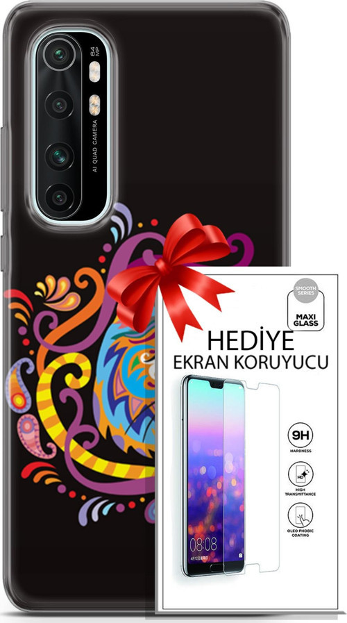 Xiaomi Mi Note 10 Lite Kılıf Orijinal Seri Scotish-British 02 Yerel Kedi Kapak Ve Ekran Koruyucu