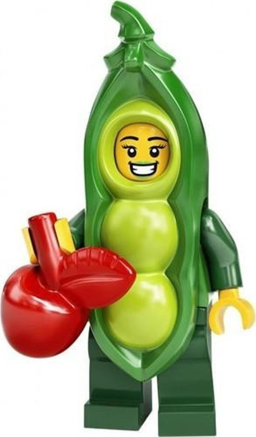 Minifigures 71027 Series 20: 3.Pea Pod Costume Girl +5 Yaş (1 Parça)