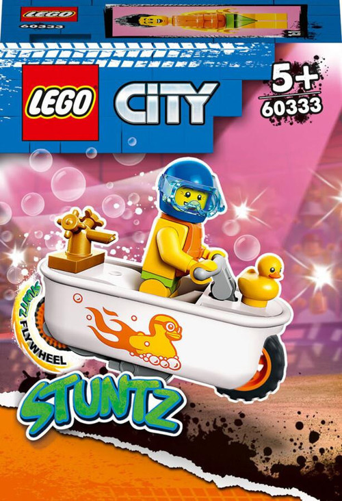 City 60333 Bathtub Stunt Bike +5 Yaş (14 Parça)