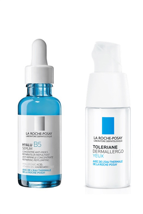 La Roche Posay Hyalu B5 Dolgunlaştırıcı Serum 30 ml + La Roche Posay Toleriane Dermallergo Göz Çevresi Bakım Kremi 20 ml