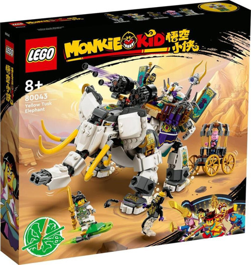 Monkie Kid 80043 Yellow Tusk Elephant +8 Yaş (844 Parça)