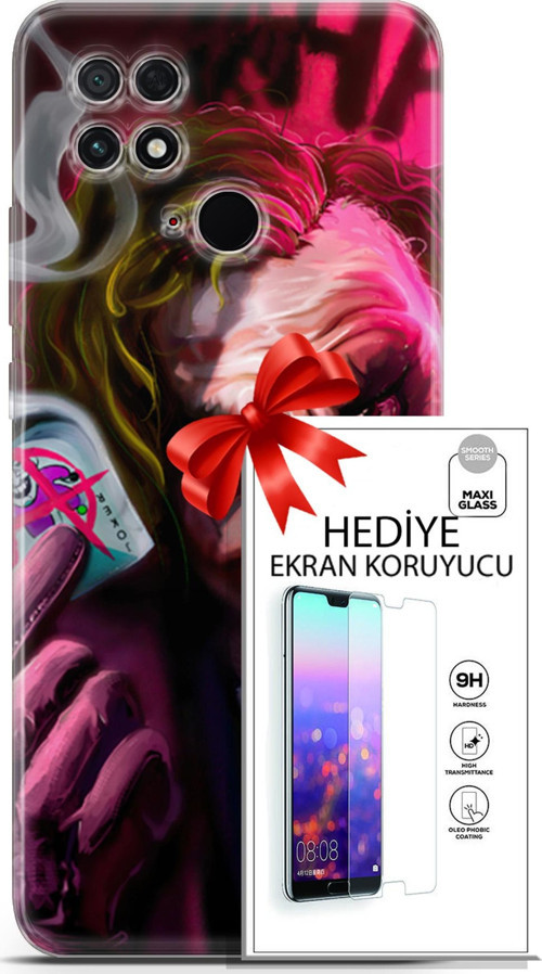 Xiaomi Poco C40 Kılıf Orijinal Seri Dc 23 Joker Kart Telefon Kabı Ve Ekran Koruyucu