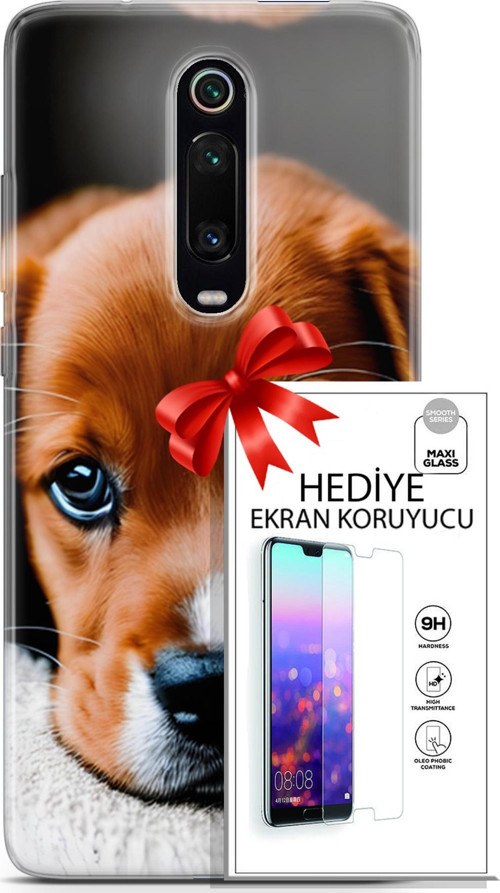 Xiaomi Mi 9T Pro Kılıf Orijinal Seri Dogs 09 Beagle Uv Kılıf Ve Ekran Koruyucu