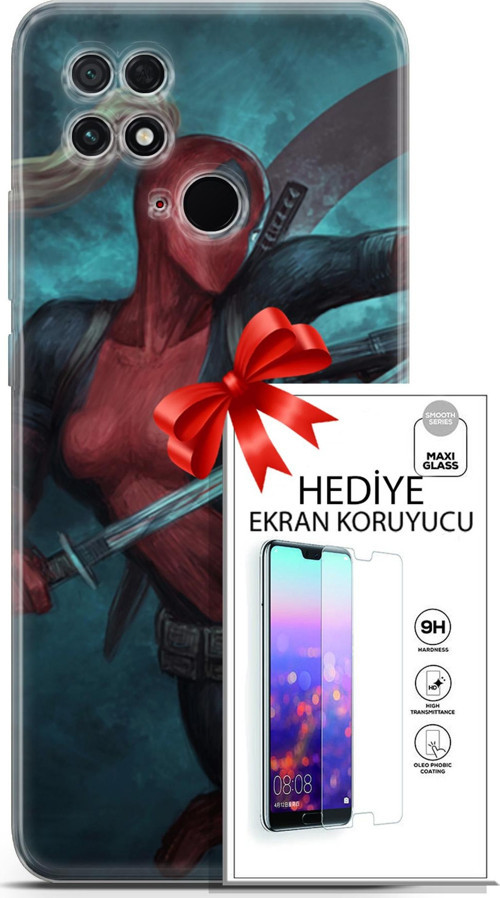 Xiaomi Poco C40 Kılıf Orijinal Seri Dc 28 Örümcek Kız İz Bırakmayan Kılıf + Ön Ekran Koruyucu