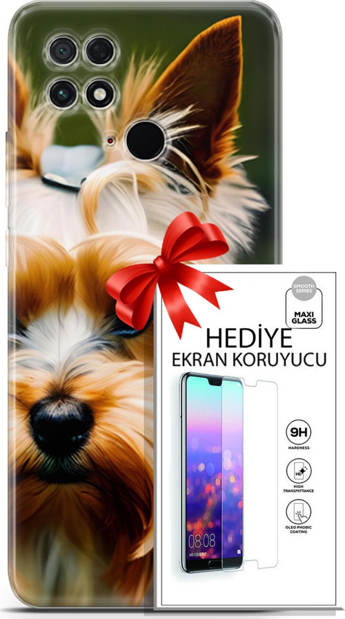 Xiaomi Poco C40 Kılıf Orijinal Seri Dogs 13 Yorkshire Terriyer Case Kapak Ekran Koruyucu