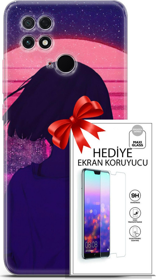 Xiaomi Poco C40 Kılıf Orijinal Seri Neo 12 Blak Panther Tasarım Kılıf + Ekran Koruyucu