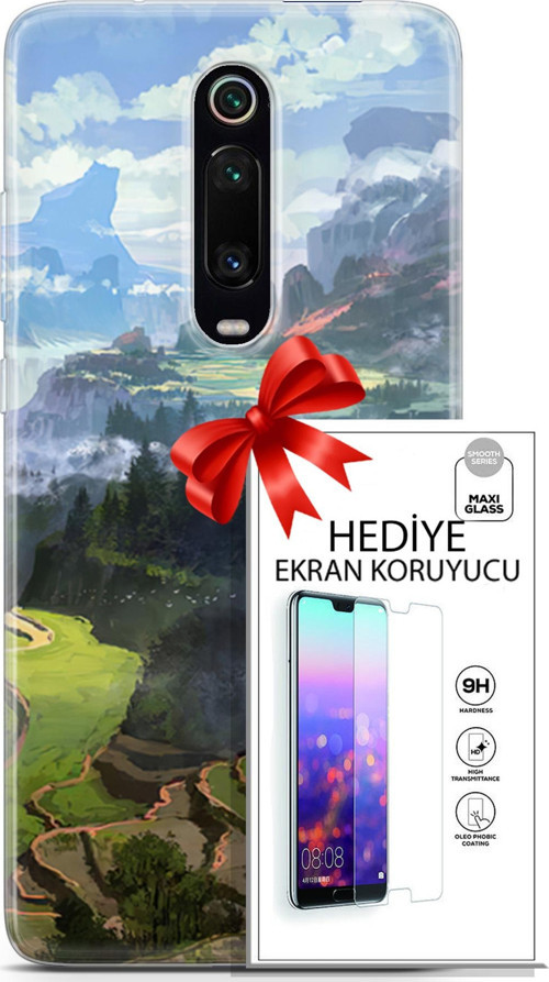 Xiaomi Mi 9T Pro Kılıf Orijinal Seri Neo 23 Joker Kart Telefon Kabı Ve Ekran Koruyucu