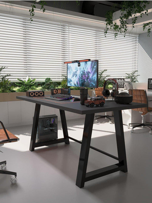 Profesyonel Ofis Masası OF46003-4-140 Antrasit 36 mm Kalınlık - 140 X 90 cm