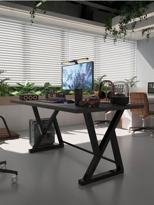 Profesyonel Ofis Masası OF75001-4-160 Antrasit 36 mm Kalınlık - 160 X 75 cm