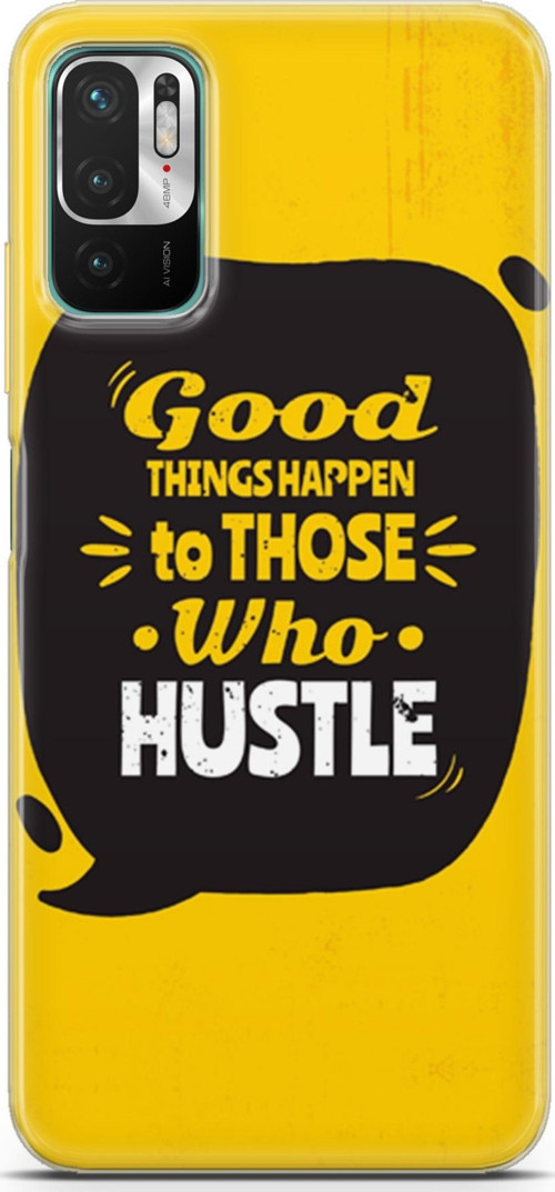 Xiaomi Redmi Note 10 5G Kılıf Orijinal Seri Typo 14 Good Things Happen Cover Kılıf