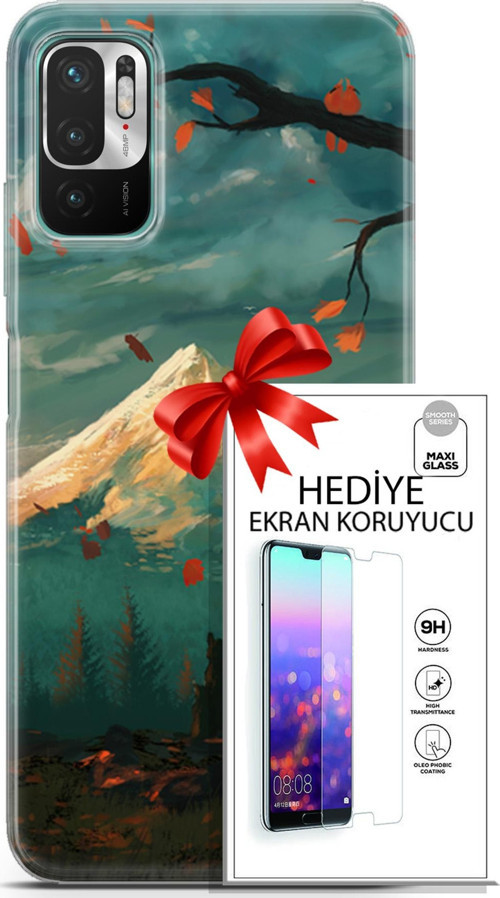 Xiaomi Redmi Note 10 5G Kılıf Orijinal Seri Neo 03 Wolverine Arka Kapak + Ekran Koruyucu