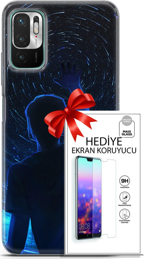 Xiaomi Redmi Note 10 5G Kılıf Orijinal Seri Neo 14 Batman The Joker Cover Kılıf + Ön Ekran Koruyucu