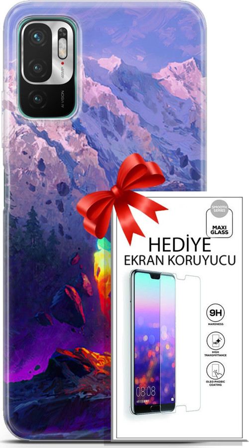 Xiaomi Redmi Note 10 5G Kılıf Orijinal Seri Neo 24 Örümcek Adam Darbe Emici Kılıf + Ekran Koruyucu