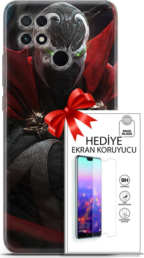 Xiaomi Poco C40 Kılıf Orijinal Seri Dc 02 Spawn Kapak Ve Ekran Koruyucu