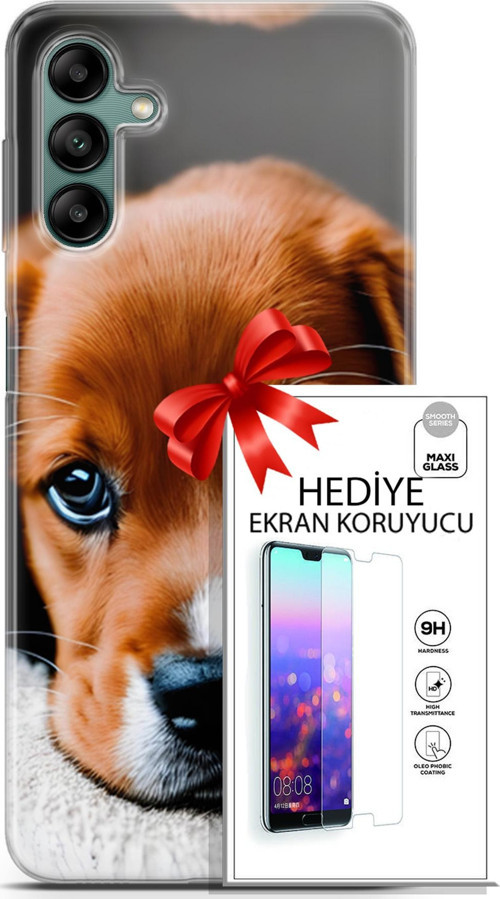Samsung Galaxy A04S Kılıf Orijinal Seri Dogs 09 Beagle Uv Kılıf Ve Ekran Koruyucu