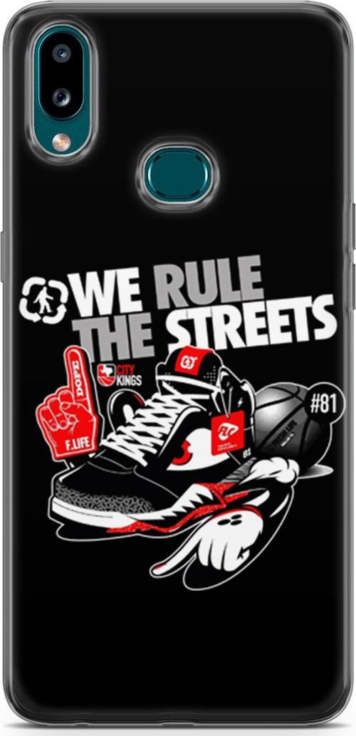 Samsung Galaxy A10S Kılıf Orijinal Seri Typo 25 We Rule The Streets Soyulmayan Kılıf