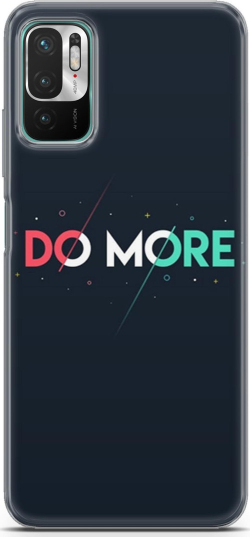 Xiaomi Redmi Note 10 5G Kılıf Orijinal Seri Typo 12 Do More Tasarım Kılıf