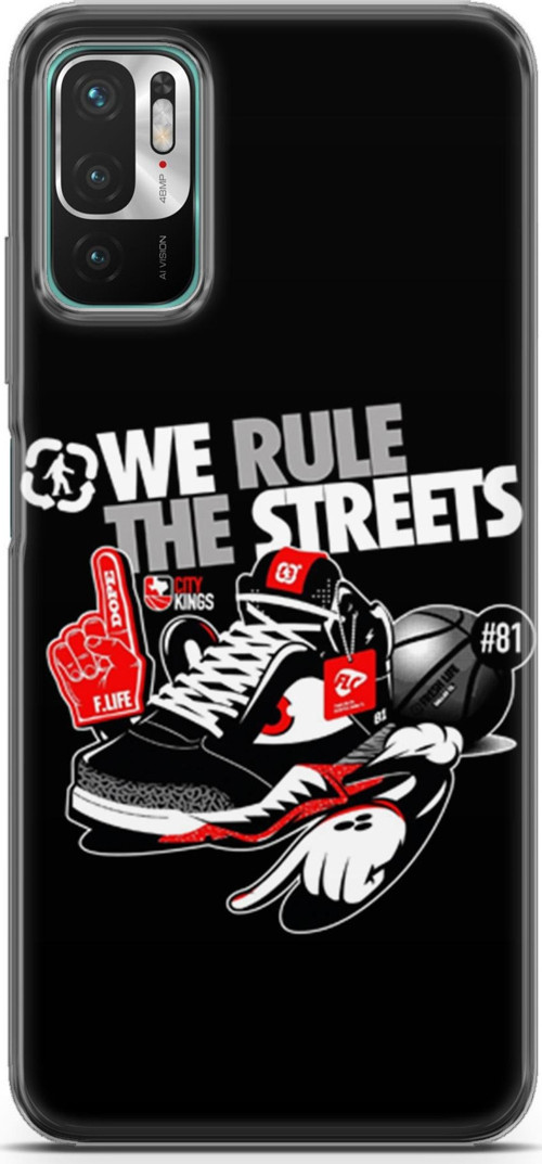 Xiaomi Redmi Note 10 5G Kılıf Orijinal Seri Typo 25 We Rule The Streets Soyulmayan Kılıf