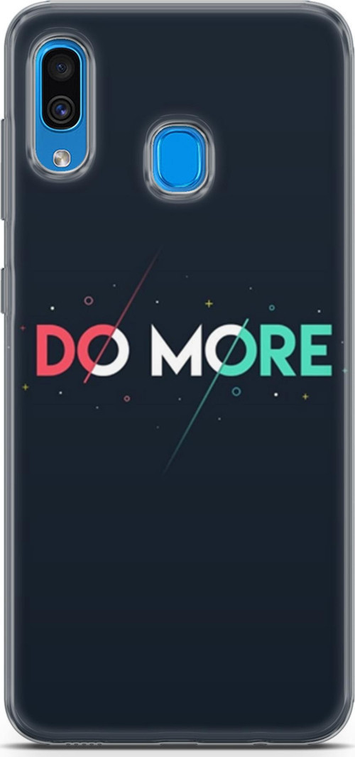 Samsung Galaxy A20 Kılıf Orijinal Seri Typo 12 Do More Tasarım Kılıf