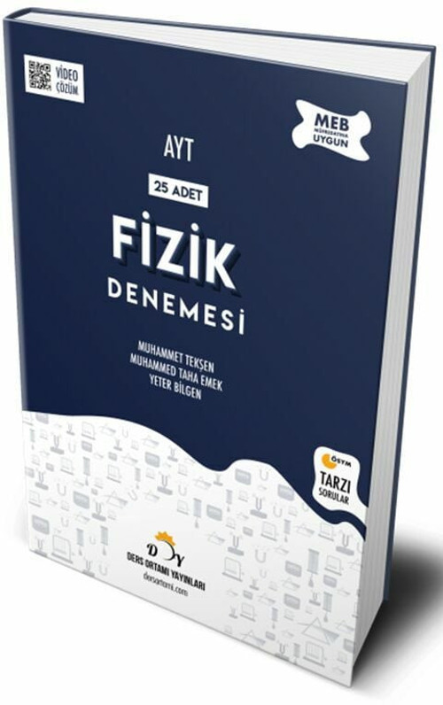 Ders Ortamı YKS AYT Fizik 25 Deneme Ders Ortamı Yayınları