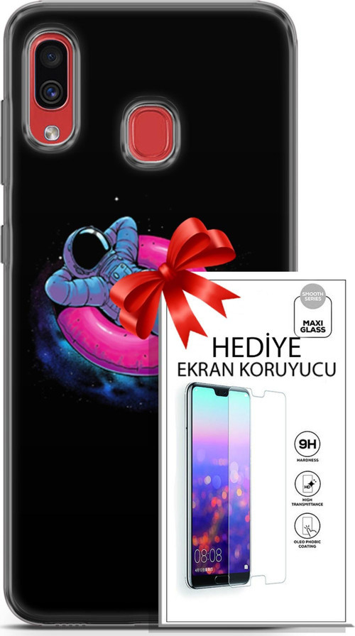 Samsung Galaxy A30 Kılıf Orijinal Seri Neo 09 Darkseid Uv Kılıf Ve Ekran Koruyucu