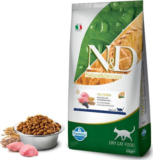 Ancestral Grain Sterilised Neutered Ilkel Tahıllı Kuzu Etli Kısırlaştırılmış Kedi Maması 10 Kg