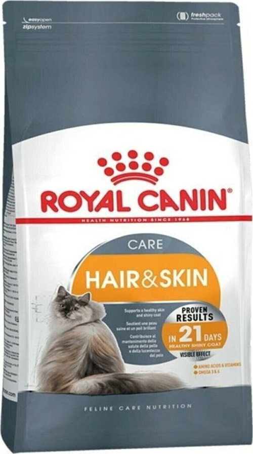 Hair And Skin Care 4 Kg Kedi Mama Hassas Deri Kepek Mat Tüyler Ve Deri Tahrişi Önleme