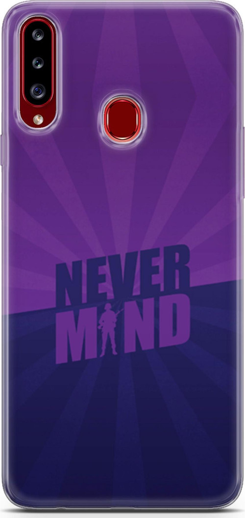 Samsung Galaxy A20S Kılıf Orijinal Seri Typo 06 Never Mind Koruyucu Kapak