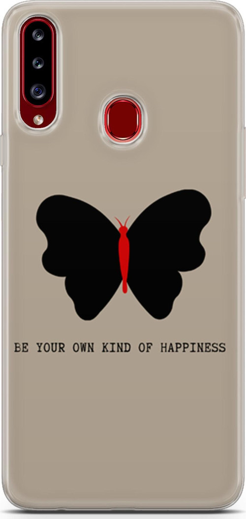 Samsung Galaxy A20S Kılıf Orijinal Seri Typo 21 Be Your Own Kind…. Darbe Önleyici Kapak